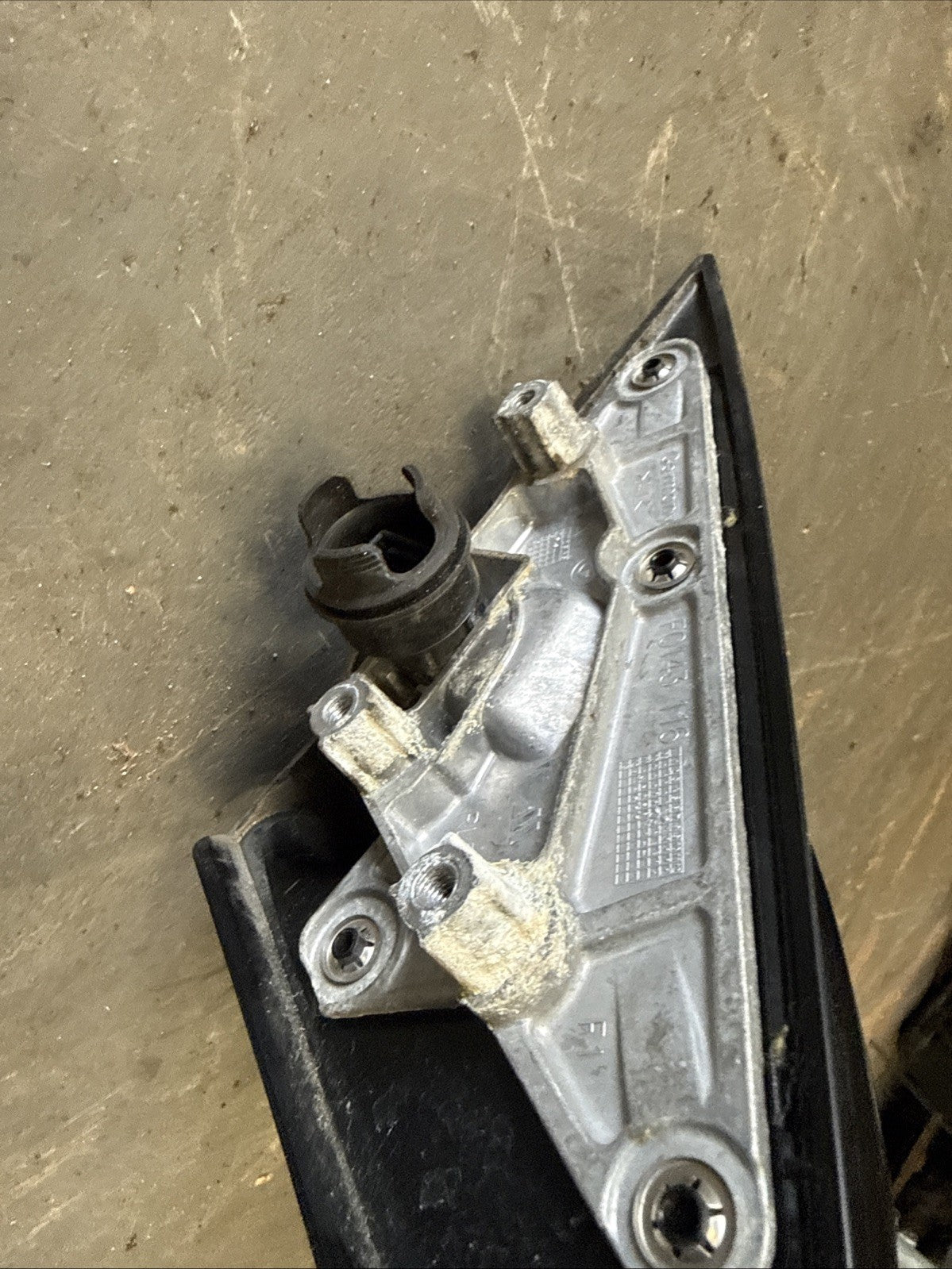 2011 BMW 3 SERIES E90 Driver Right SIDE WING MIRROR BLACK 7182695 #1