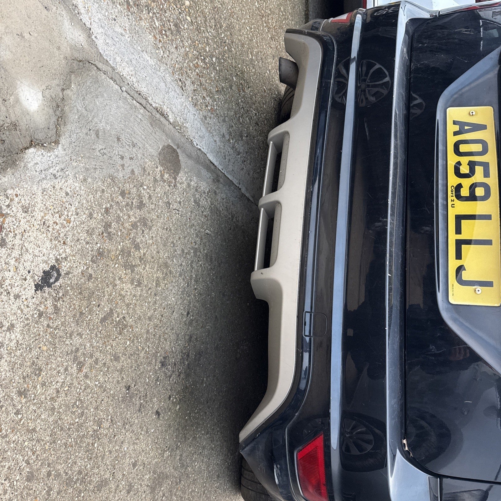 2009-2011 MK2 FL FORD FOCUS RS REAR BUMPER WITH DIFFUSER Black HATCHBACK