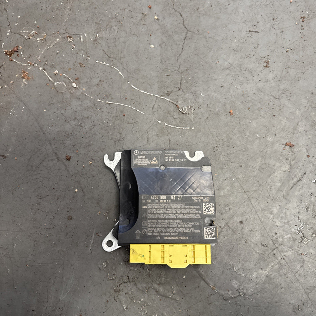 16-22 MERCEDES BENZ X253 SAFETY AIRBAG SENSOR CONTROL MODULE A2059009427