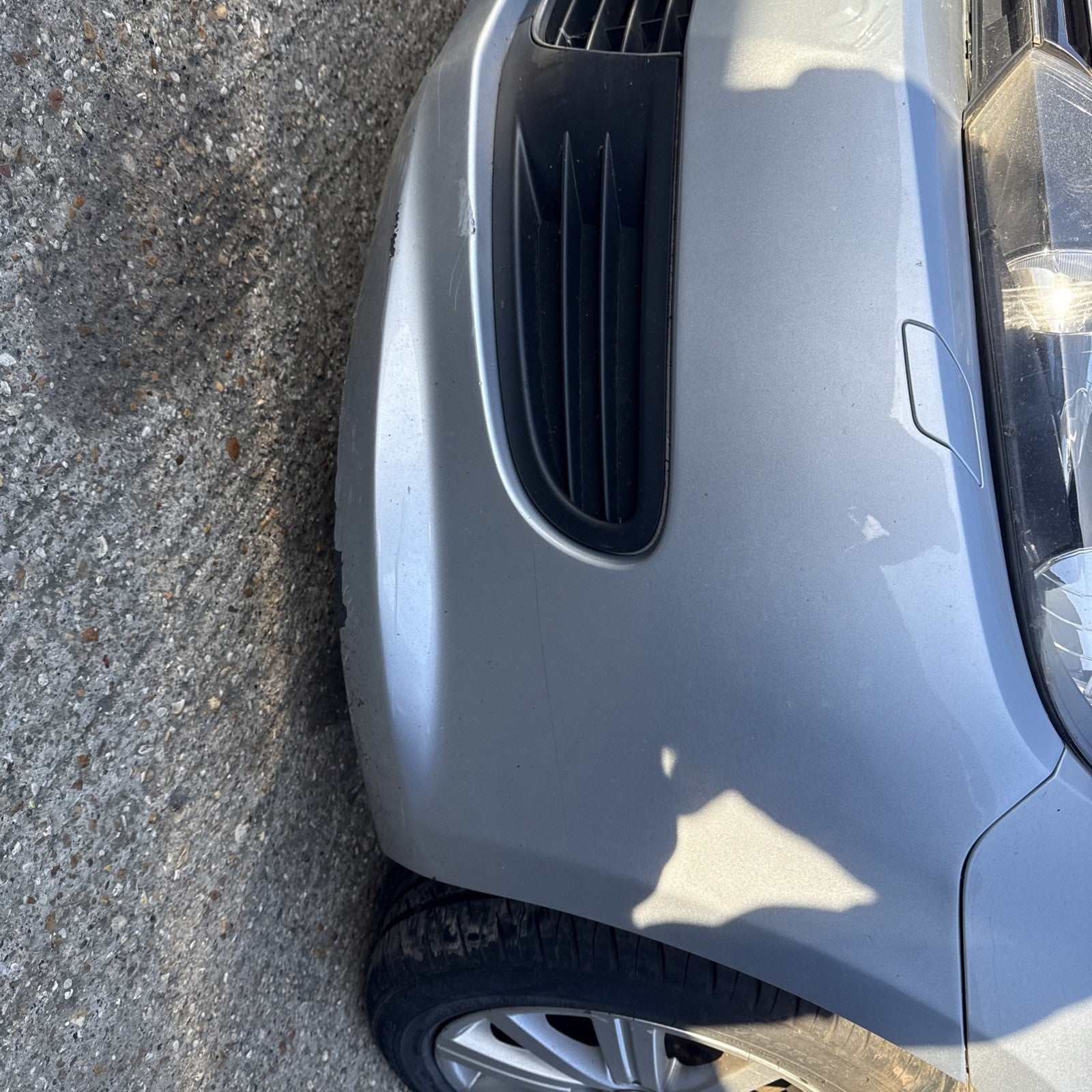 2008-2013 MK6 VOLKSWAGEN GOLF FRONT BUMPER SILVER