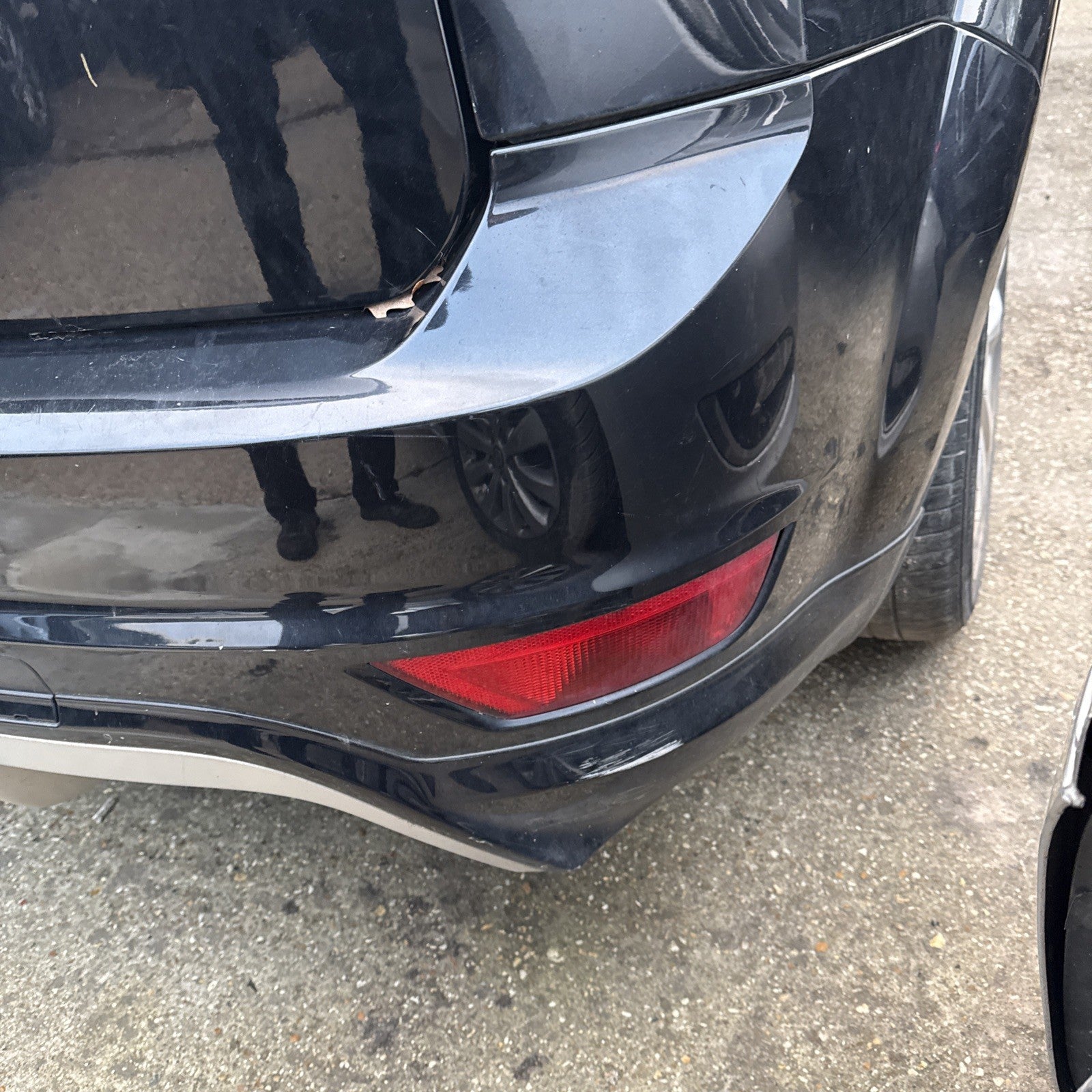 2009-2011 MK2 FL FORD FOCUS RS REAR BUMPER WITH DIFFUSER Black HATCHBACK