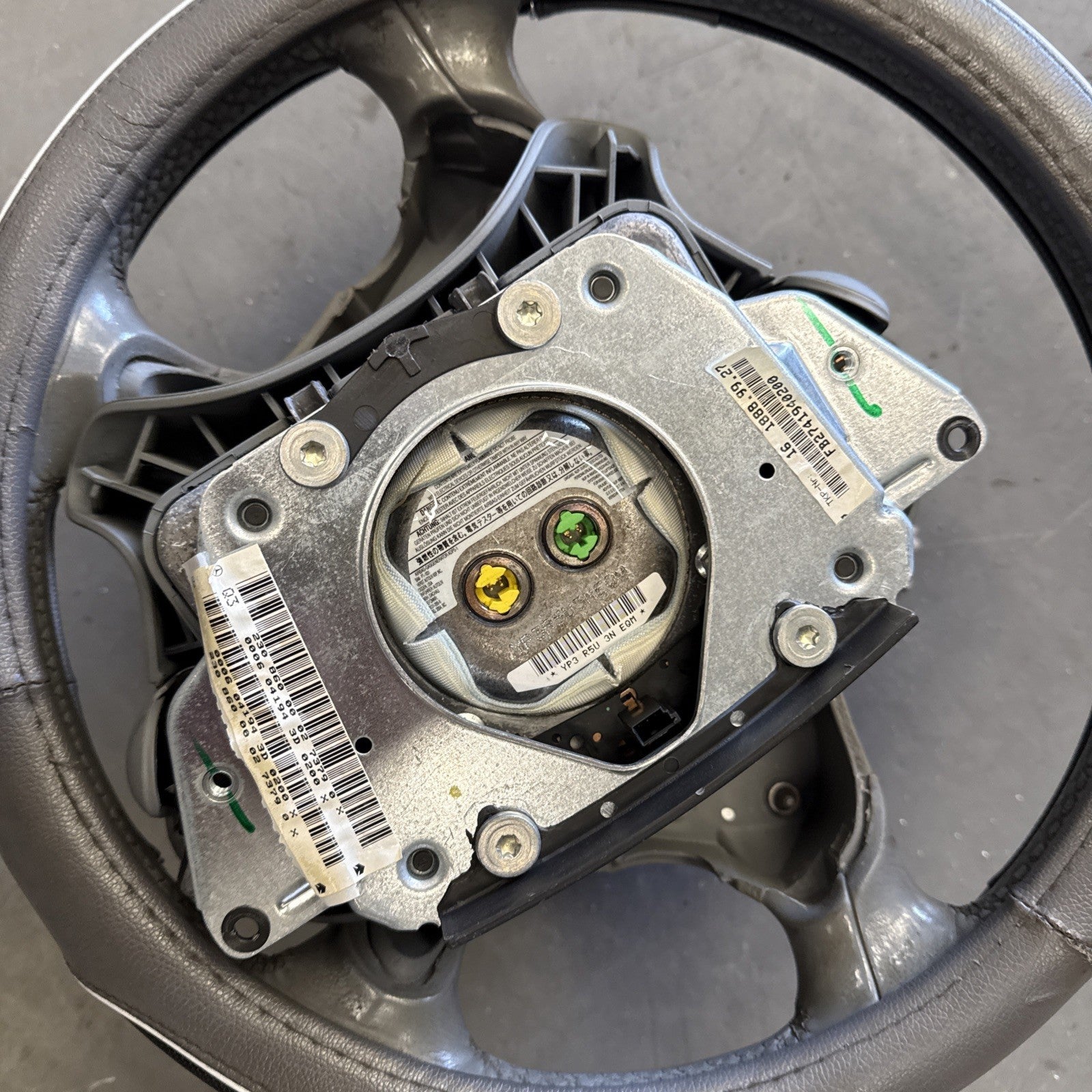 2005 MERCEDES C CLASS W203 STEERING WHEEL WITH SRS A2034600903 #2