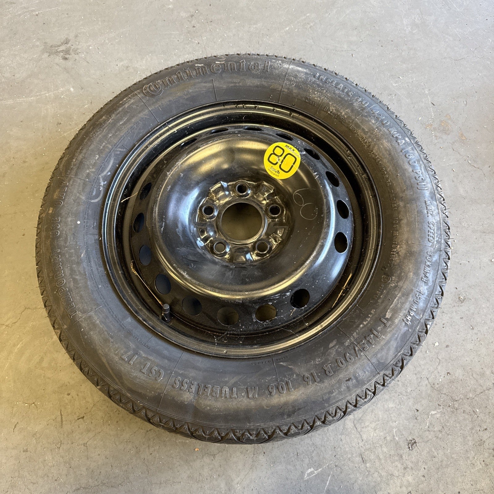 2008-2020 Nissan Qashqai Space Saver Spare Wheel & Tyre 16"