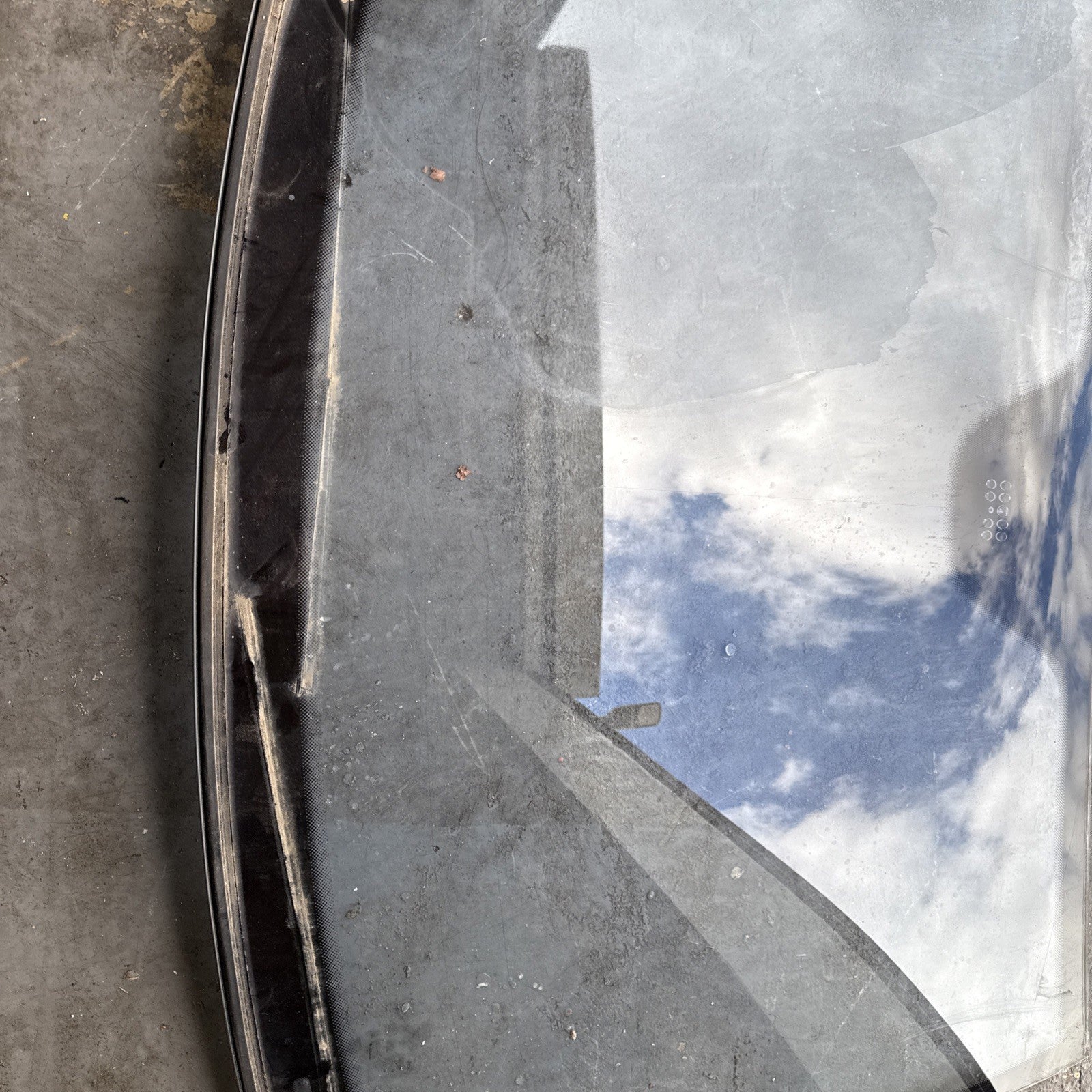 (AS) MERCEDES BENZ GENUINE W203 C COUPE PANORAMIC FRONT WINDSCREEN SCREEN GLASS