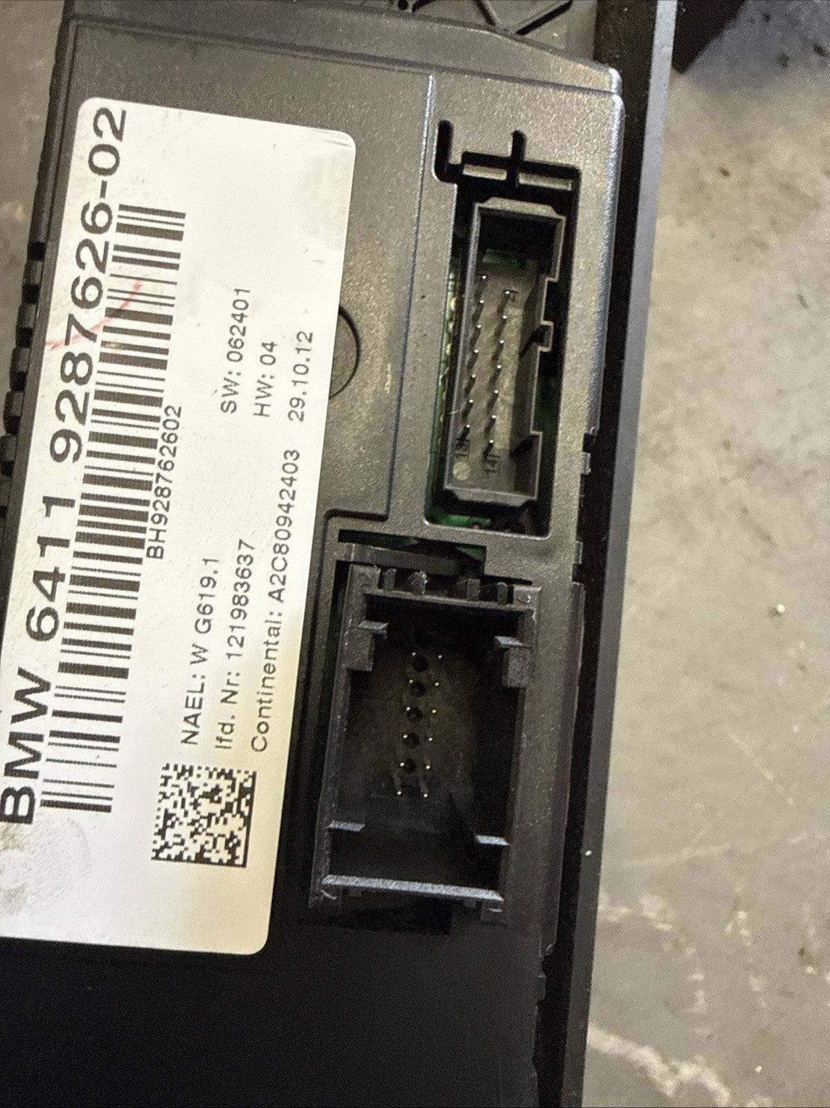 2010 BMW 3 SERIES E90 HEATER CLIMATE CONTROLS SWITCH PANEL 6411 9248581-01