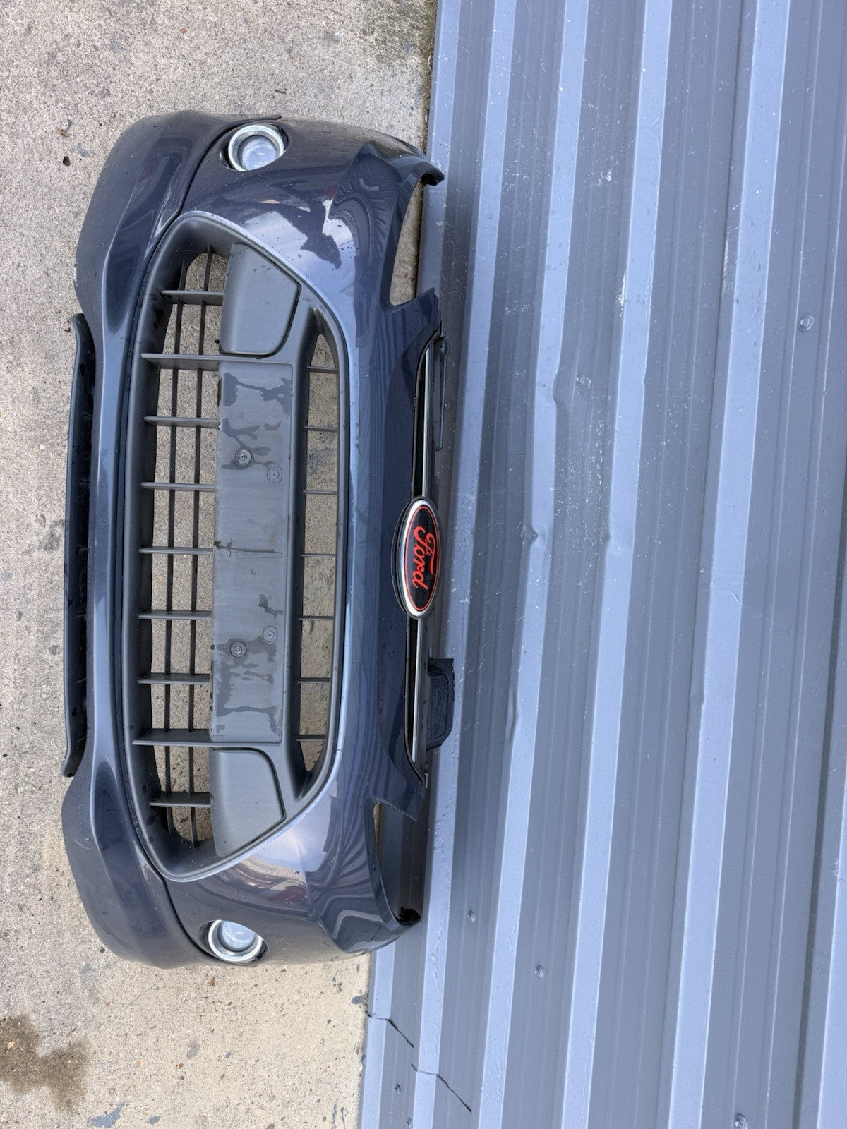 2012 FORD FIESTA MK7 - FRONT BUMPER COMPLETE Grey