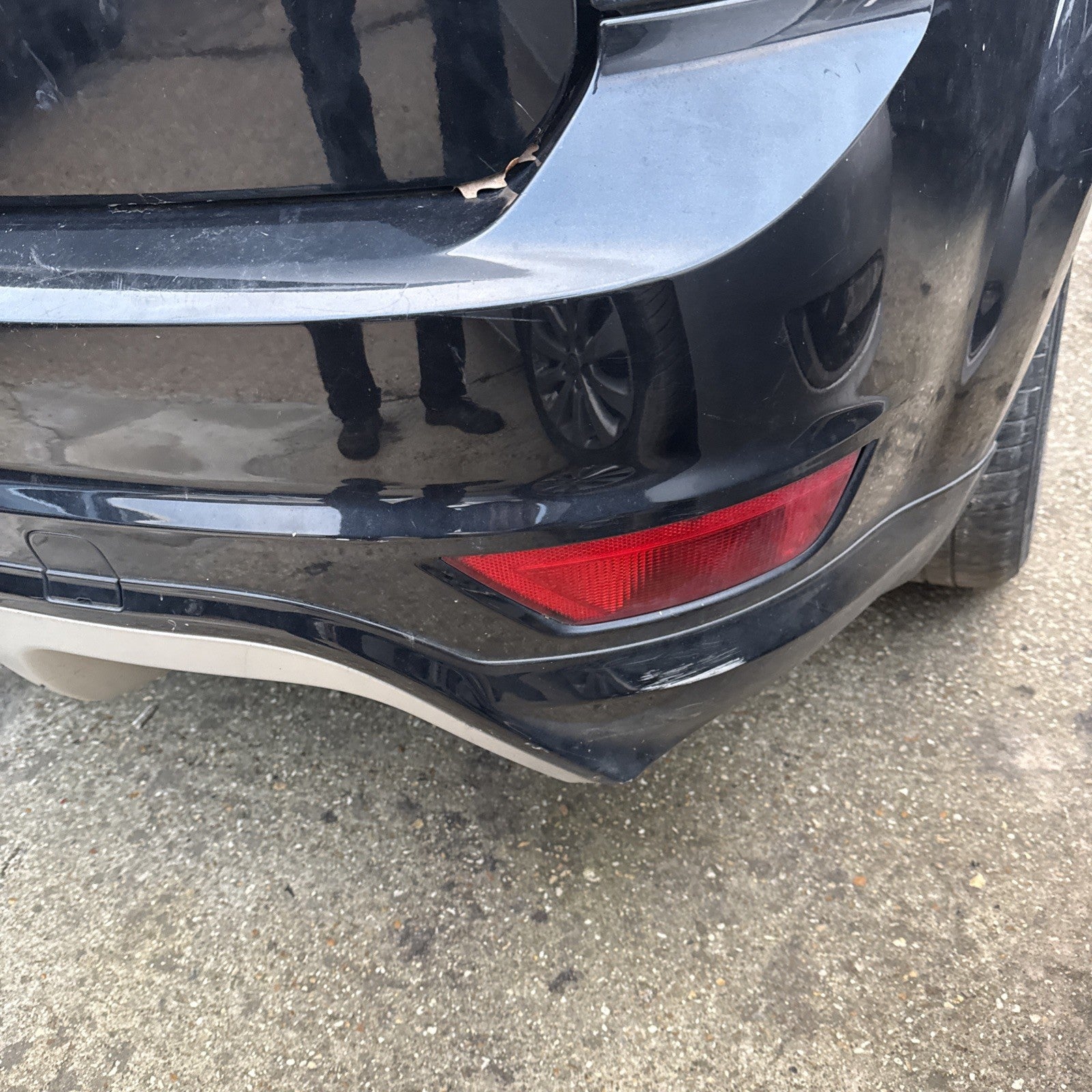 2009-2011 MK2 FL FORD FOCUS RS REAR BUMPER WITH DIFFUSER Black HATCHBACK