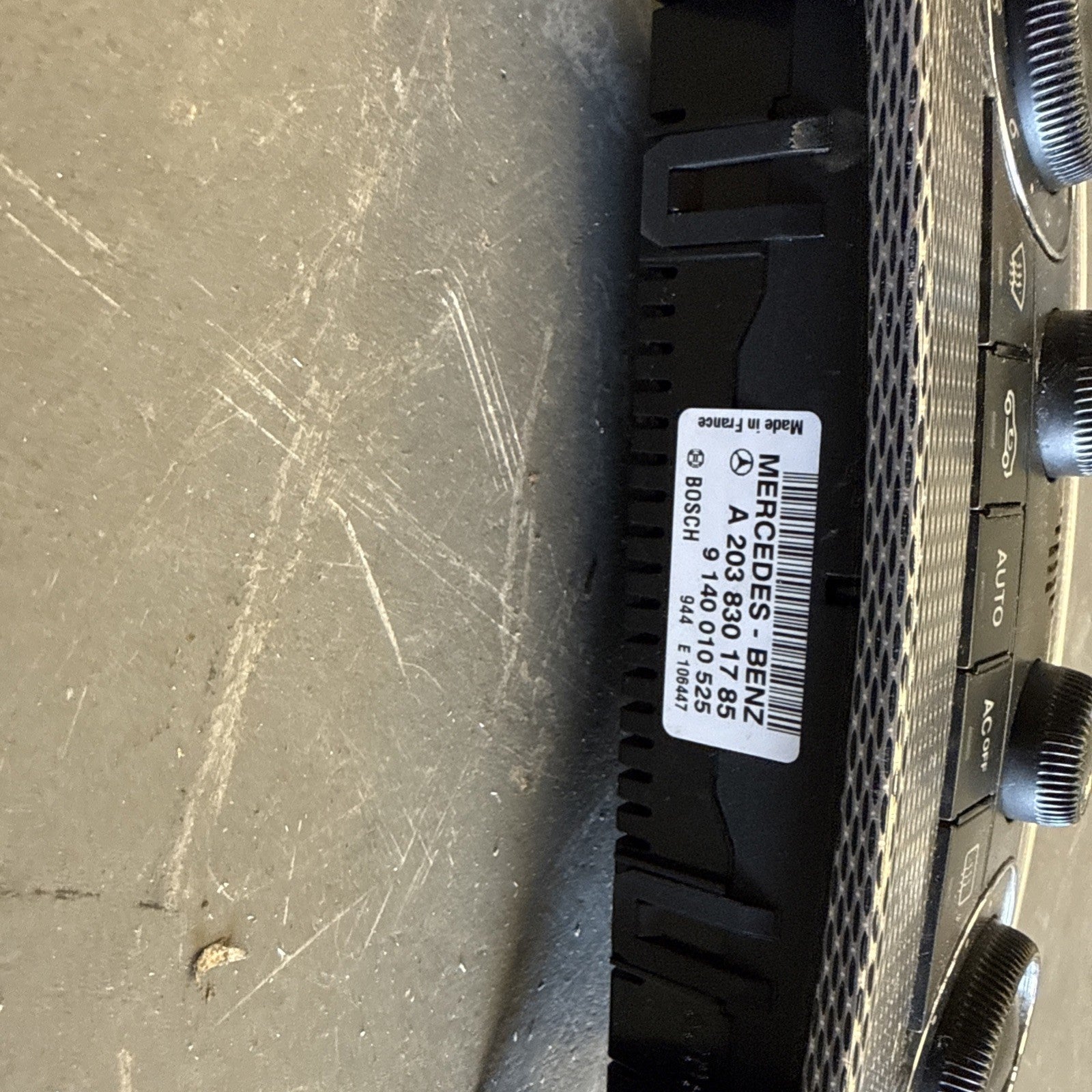 2007 MERCEDES-BENZ C CLASS W203 CLIMATE CONTROL PANEL A2038301785 #10