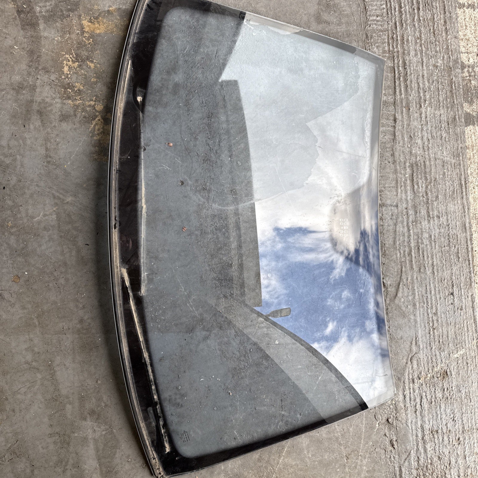 (AS) MERCEDES BENZ GENUINE W203 C COUPE PANORAMIC FRONT WINDSCREEN SCREEN GLASS