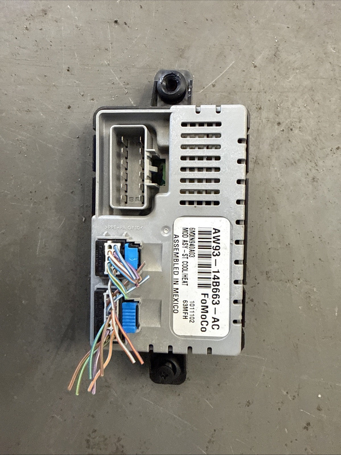 2010 JAGUAR XJ X351 HEATED SEAT CONTROL MODULE AW93-14B663-AC A227